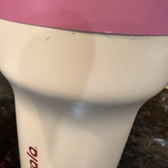 Owala White and Pink Insulated Tumbler 2 in 1 lid Travel Mug Hot and Cold Drinks - Picture 10 of 10